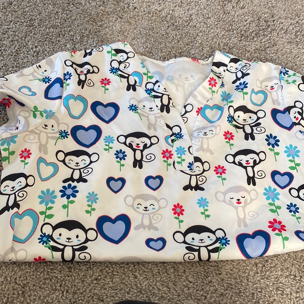 Womens scrub top